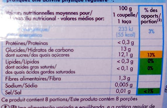 Paquito Purée de fruits pomme sans sucres ajoutés packshot