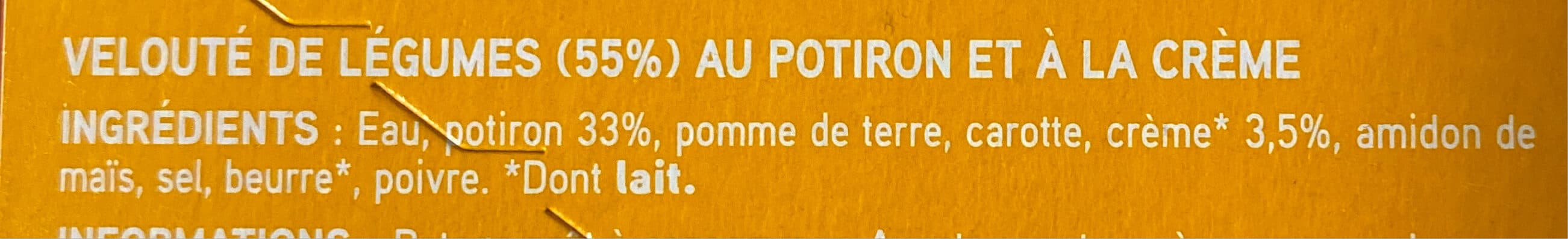 Netto Veloute potiron et creme 2x30cl packshot