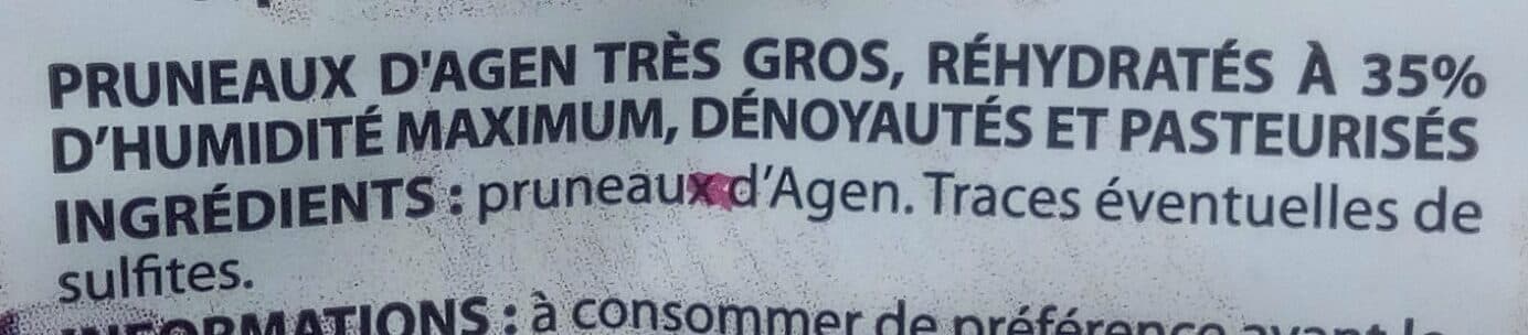 Paquito Pruneaux d'agen denoyautes tres gros 44/55 packshot