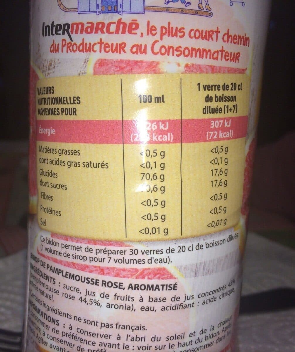 Paquito Sirop pamplemousse rose packshot