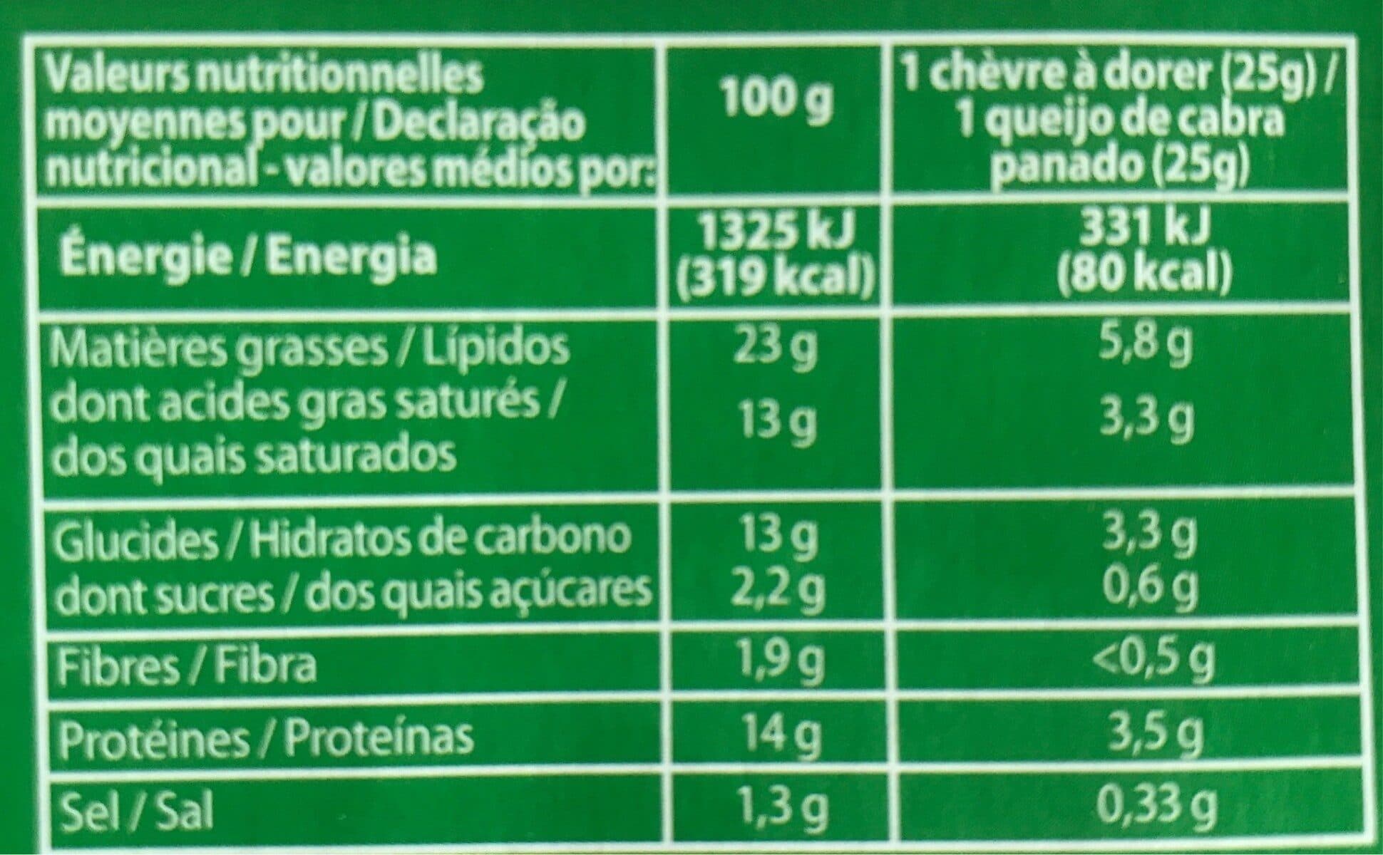 Pâturages Chevre a dorer 6x25g packshot