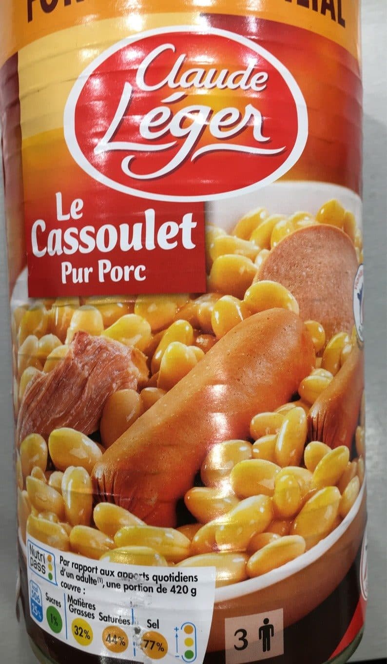 Claude Léger Cassoulet pur porc packshot