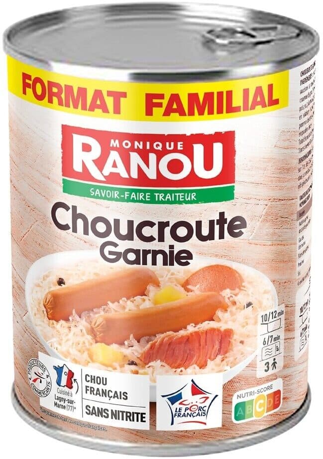 Claude Léger Choucroute garnie 1200g packshot