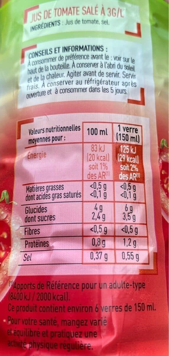 Netto Jus de Tomate packshot