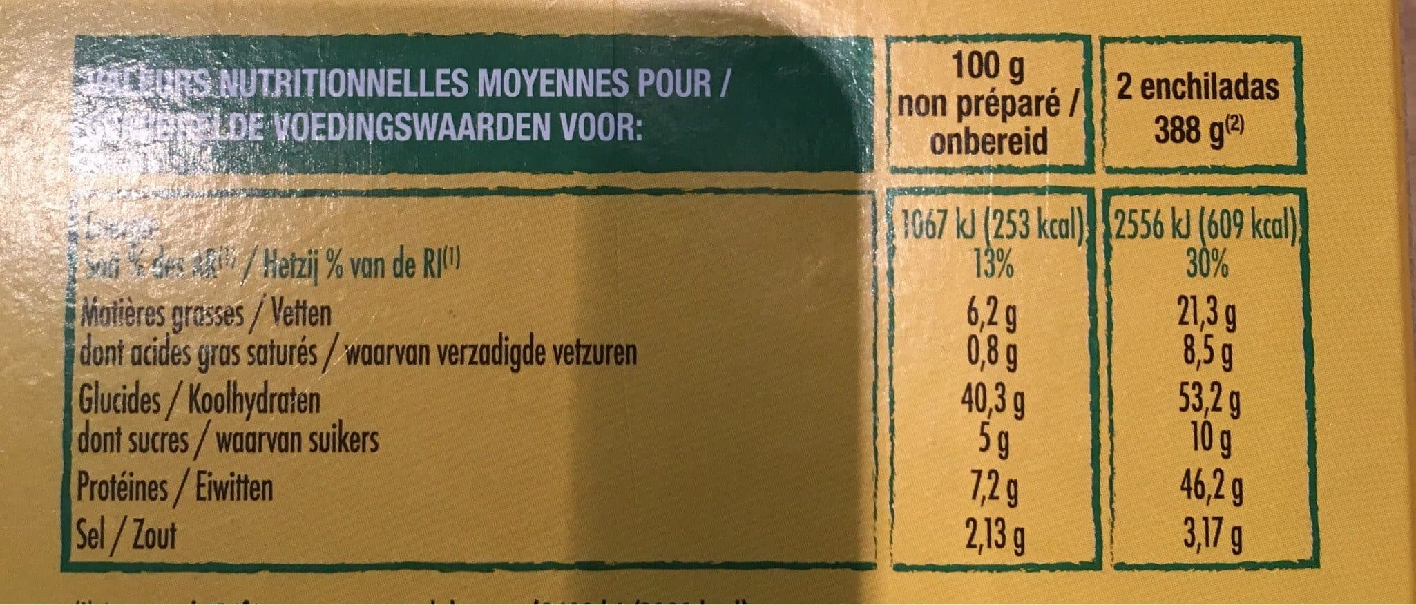 Intermarché Kit pour Enchiladas packshot