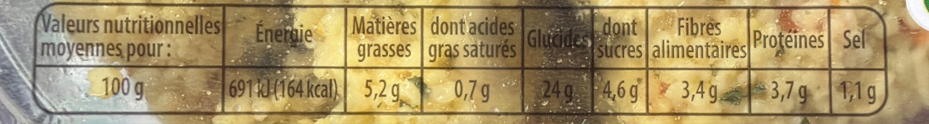 Monique ranou Taboule raisin bio packshot