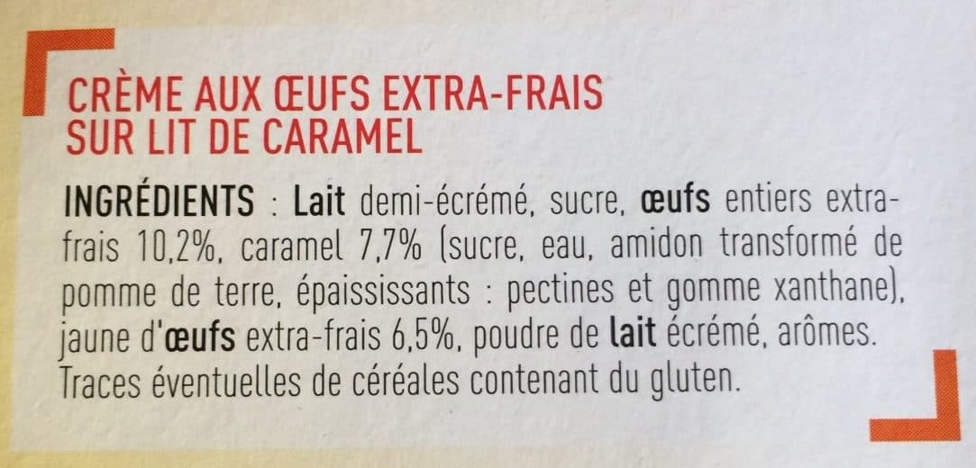 Netto Creme caramel aux œufs frais 4x100g packshot