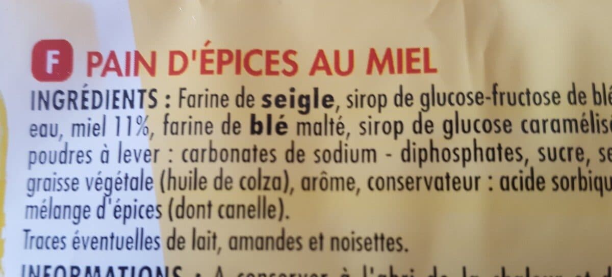 Chabrior Pain d'epices au miel 350g packshot
