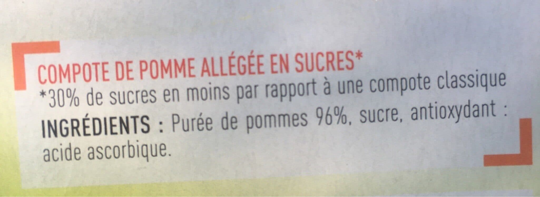 Netto COUPELLES Compote de pommes allégée en sucres - 4 x 100 g packshot