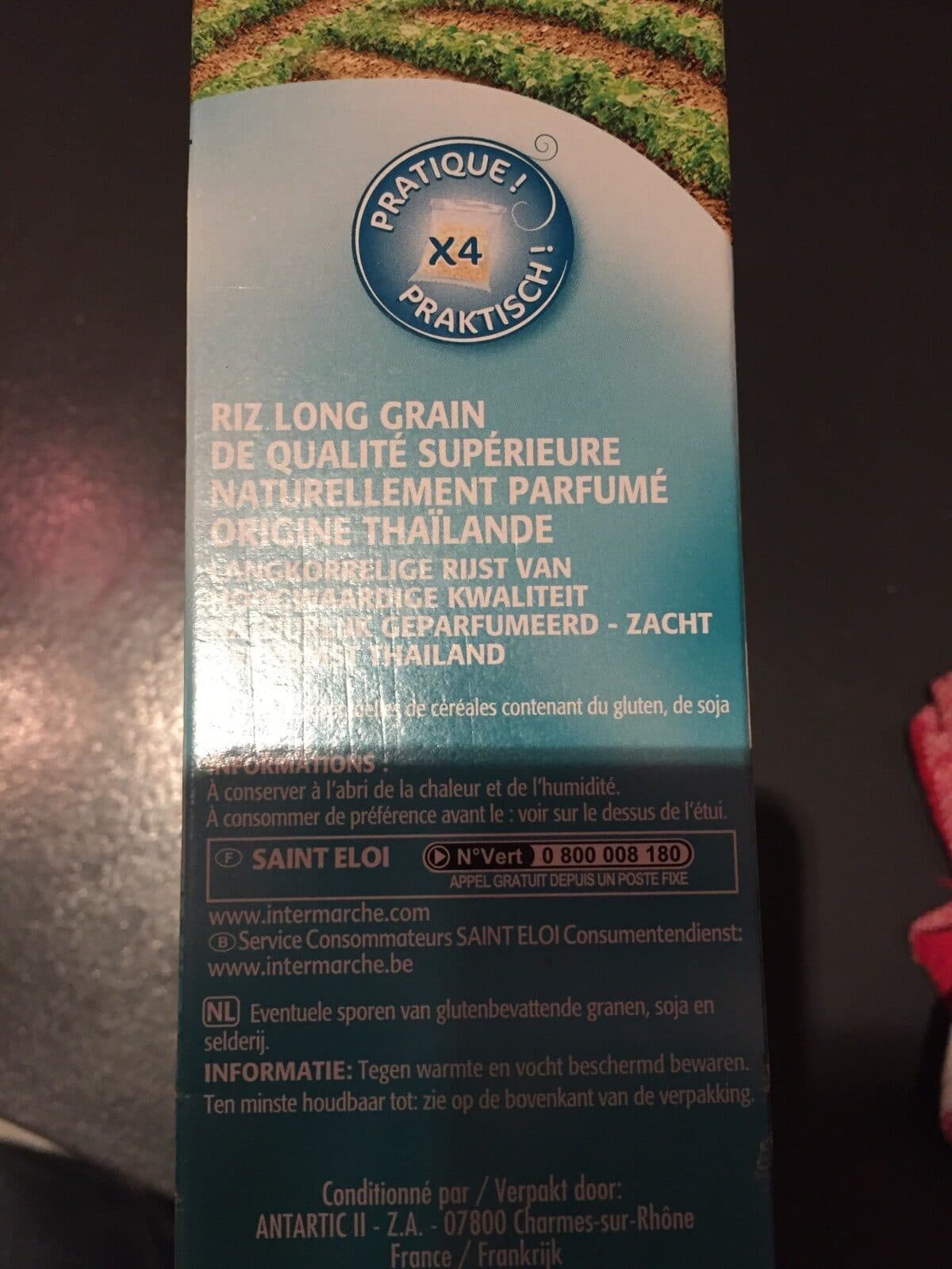 Saint eloi SAINT ELOI riz thaï 4X125gr packshot
