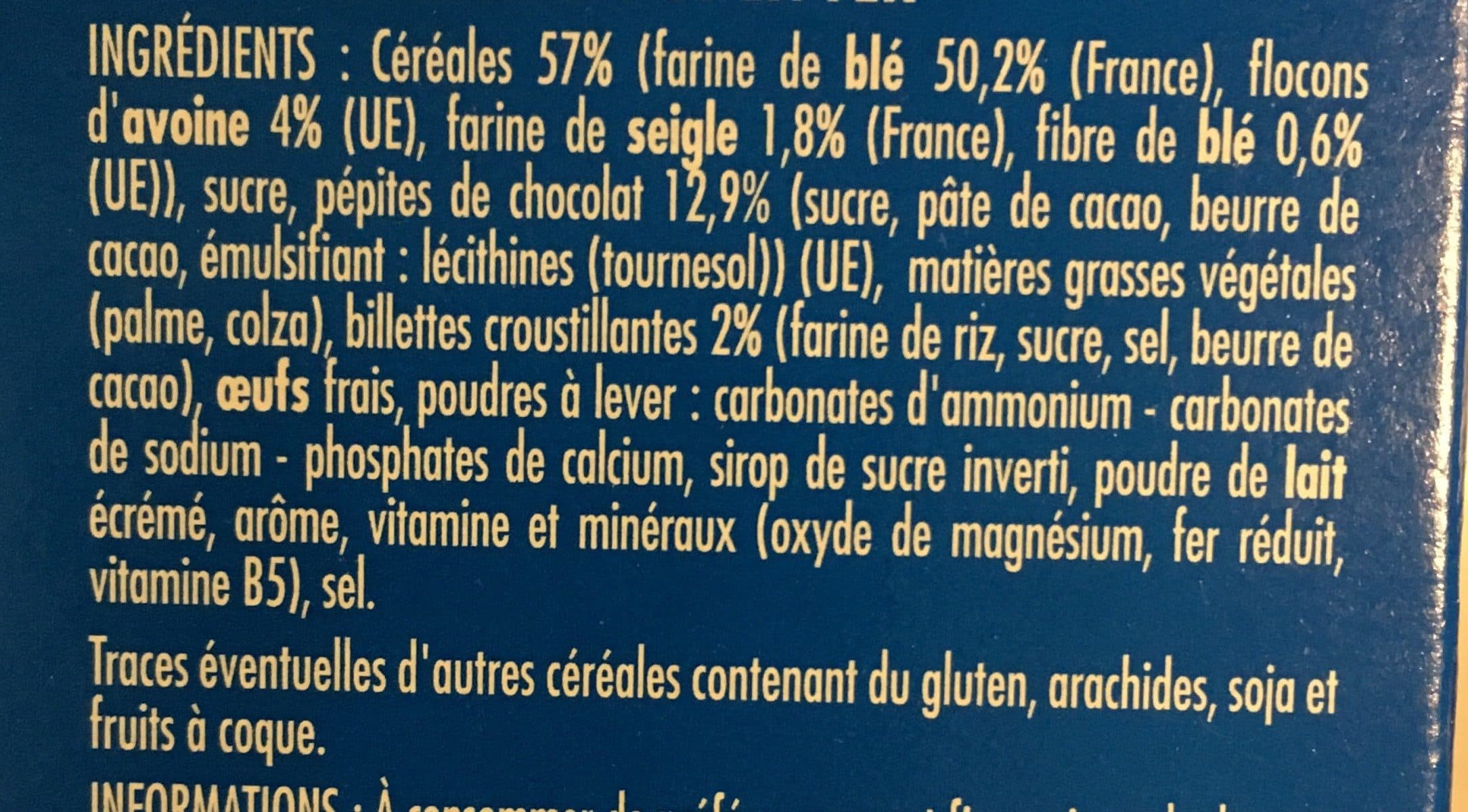 Chabrior Déjeuner Céréales & Pépites chocolat- 600g packshot
