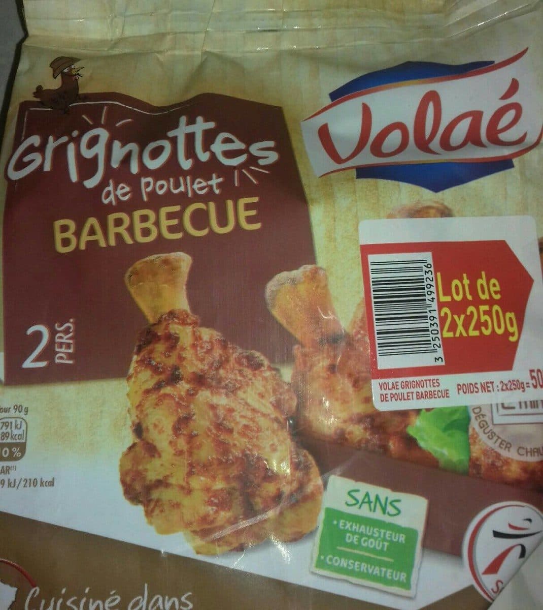 Volaé Grignottes de poulet barbecue packshot