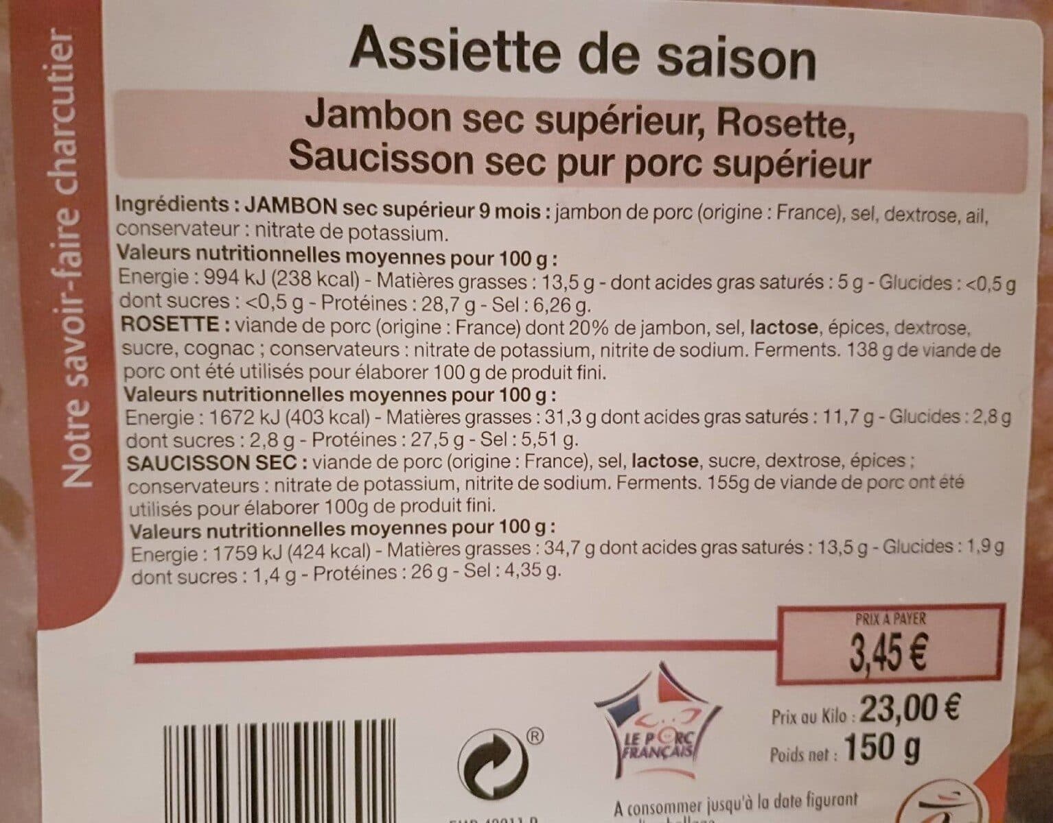 FE P&C Assiette de saison fe packshot