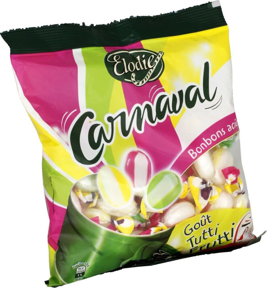 Elodie Bonbons acidulés goût tutti frutti - 250g packshot