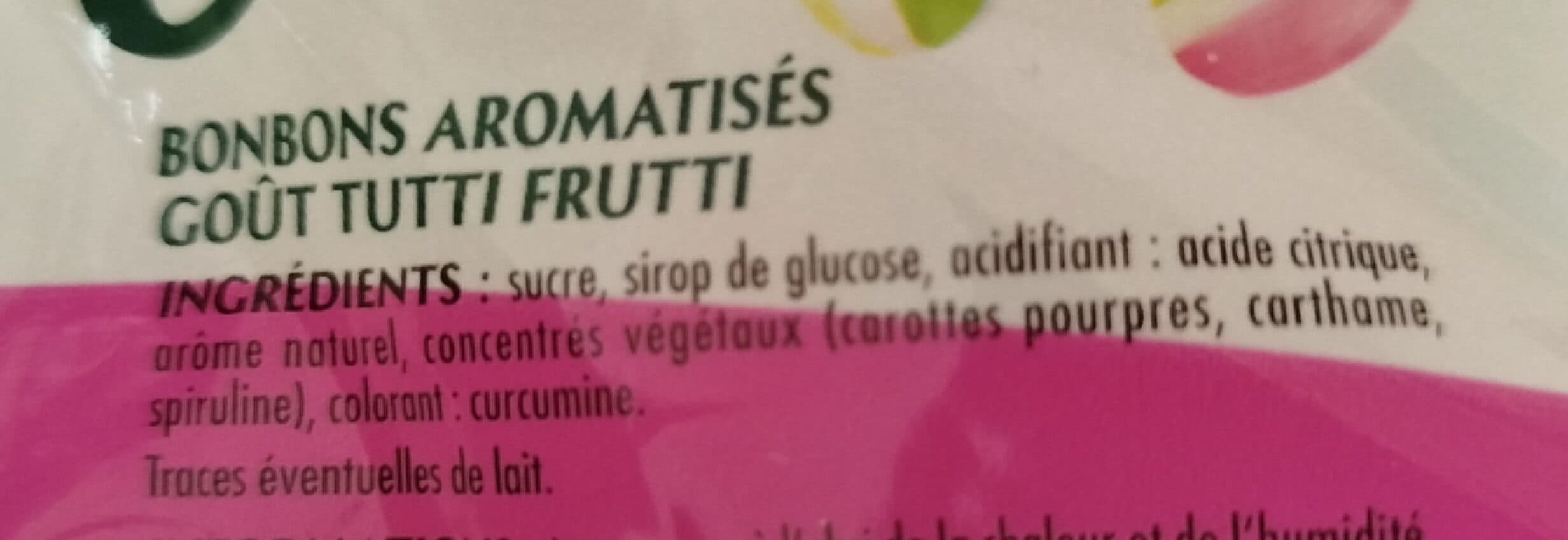 Elodie Bonbons acidulés goût tutti frutti - 250g packshot