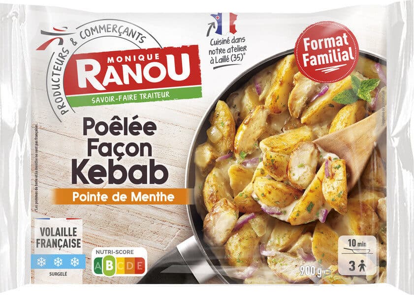 Claude leger Poélée façon Kebab 900g RANOU packshot