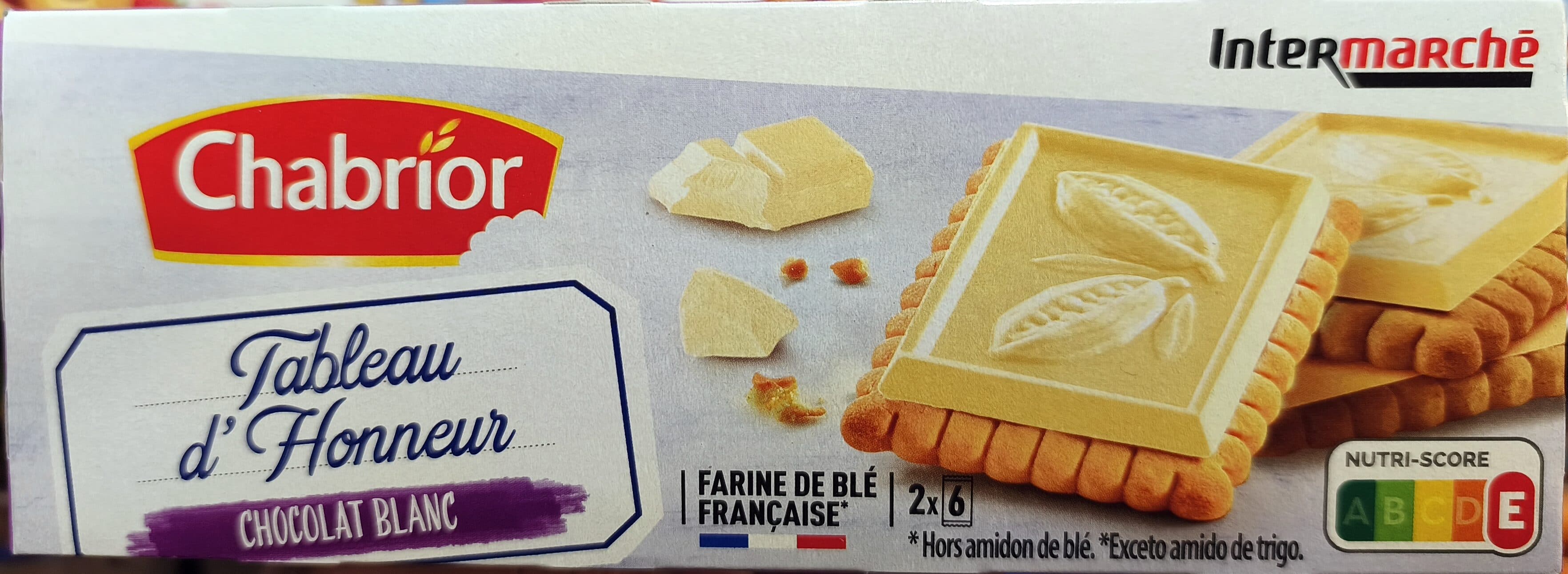Chabrior Tableau d'honneur chocolat blanc packshot