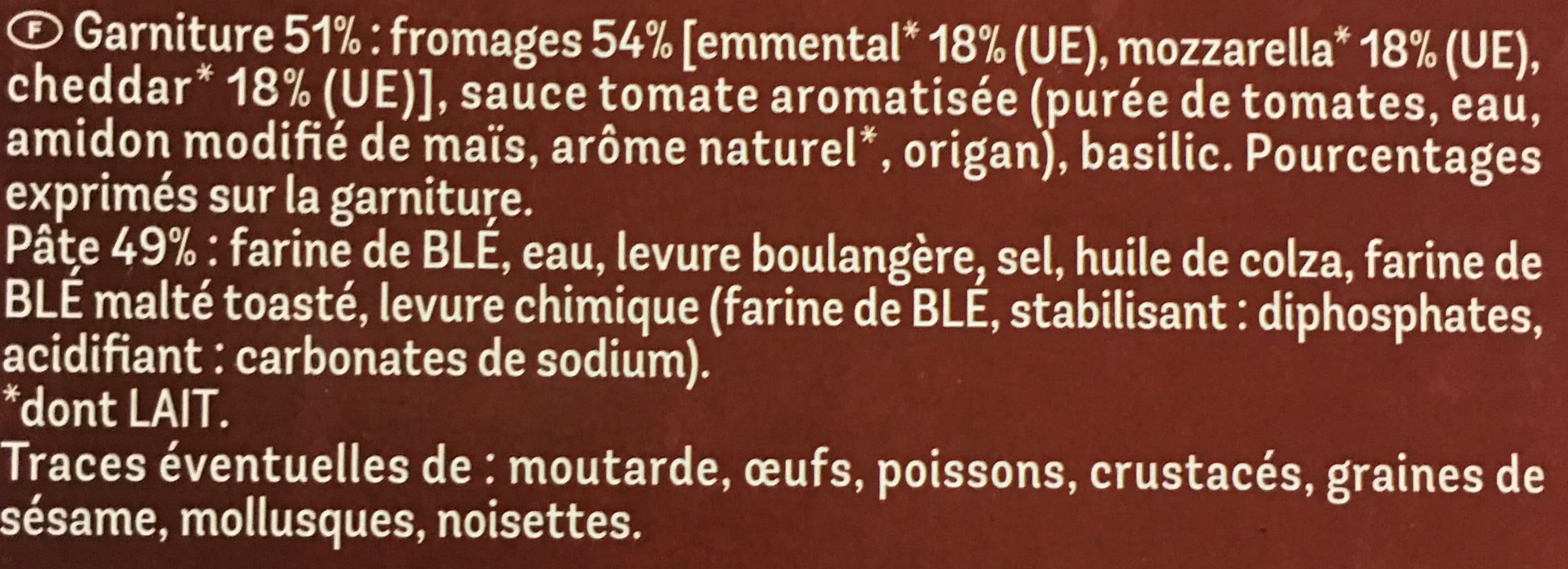 Fiorini Pizza Maxi Gourmande Fromages surgelée 600g packshot