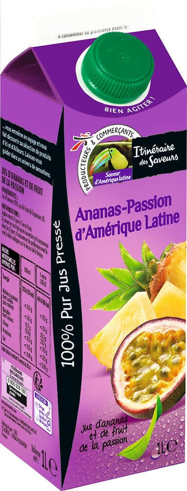 Itineraire des saveurs Pj ananas passion brique 1l packshot
