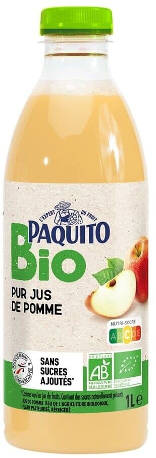 Paquito Pur jus pomme bio pet 1l packshot