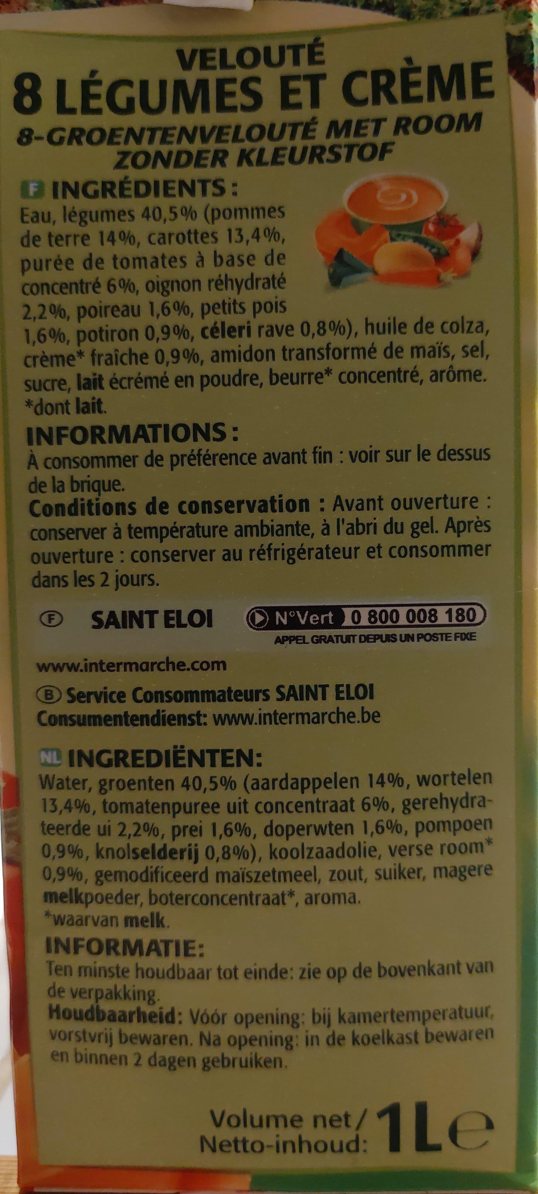 Saint eloi Veloute 10 legumes et creme 1l packshot