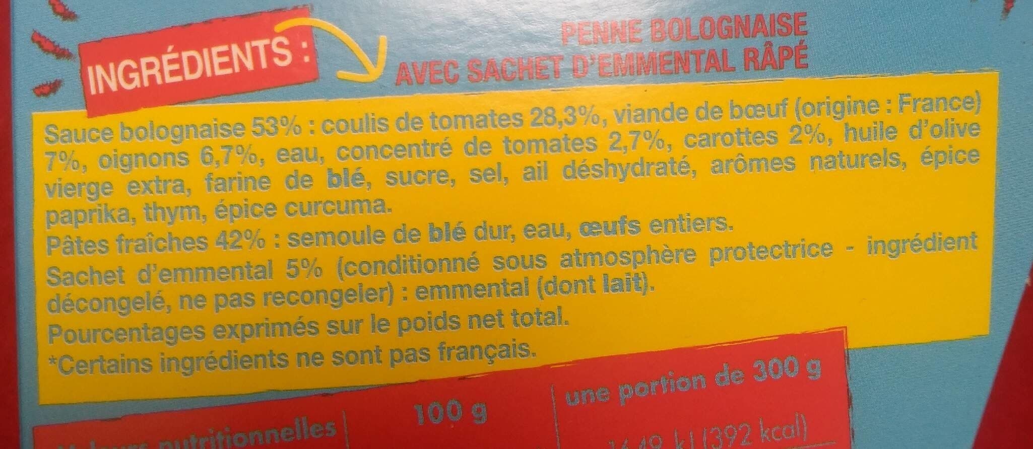 Monique ranou BOX FUSILLI BOLOGNAISE 300g packshot