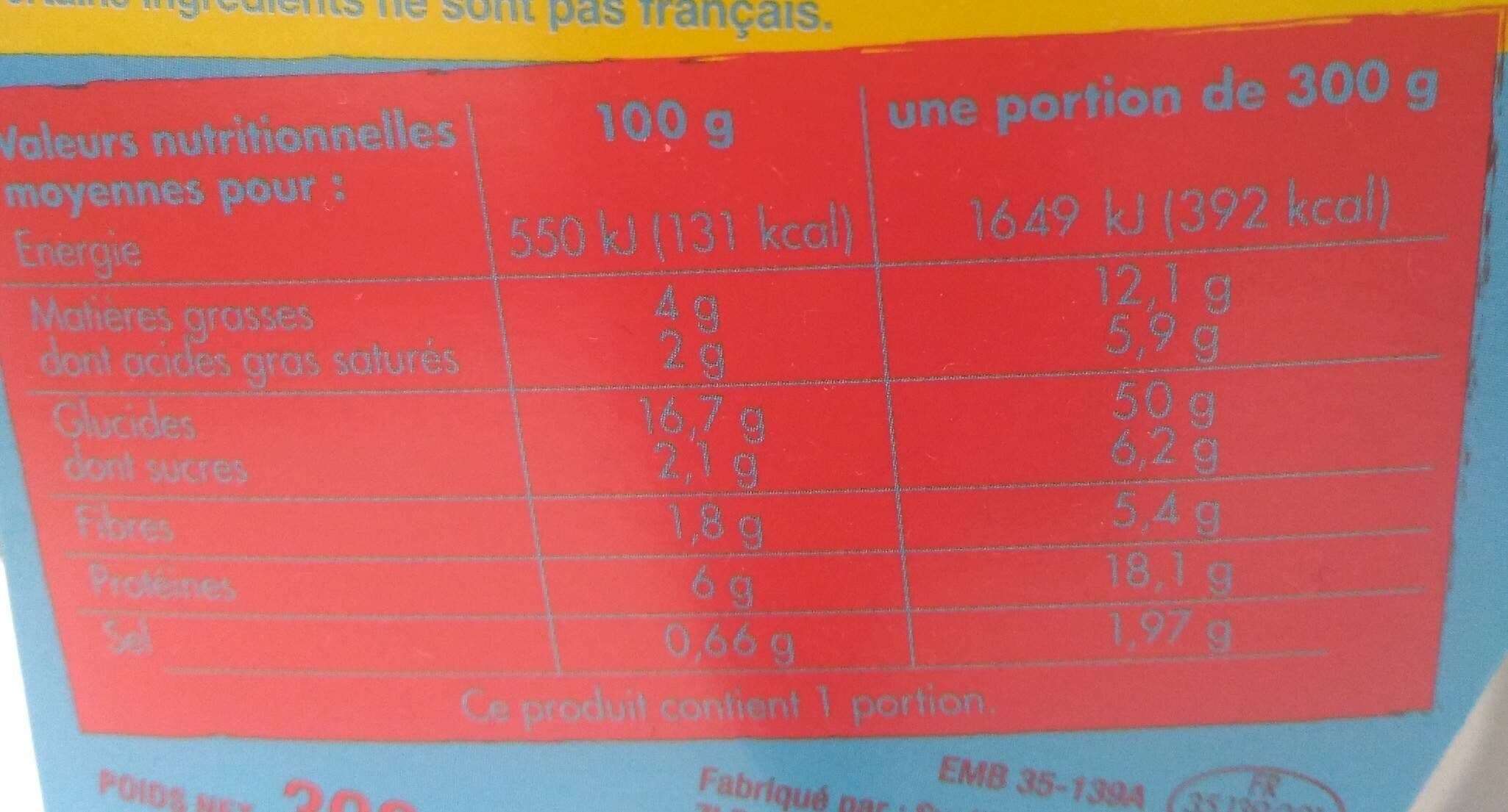 Monique ranou BOX FUSILLI BOLOGNAISE 300g packshot