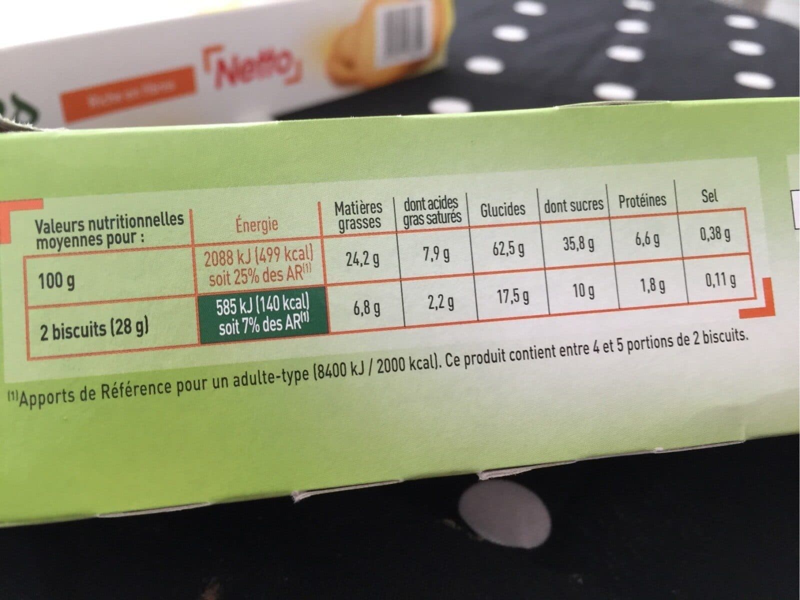 Netto Sablé fourré noisette - 125g packshot