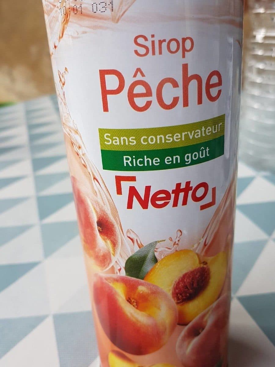 Netto Sirop Pêche bidon 75cl packshot