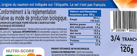 Netto Saumon fumé BIO - 120g packshot