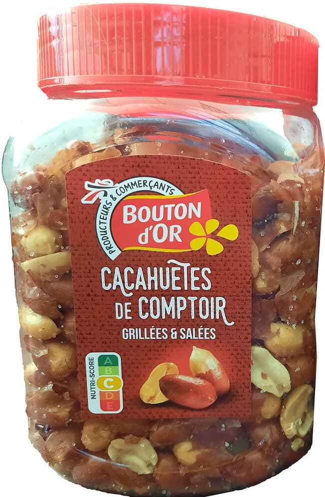 Bouton d'or Cacahuètes de comptoir grillées & salées packshot