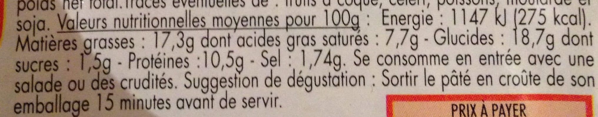 Intermarché Pâté en Croûte Richelieu 2 Tranches packshot