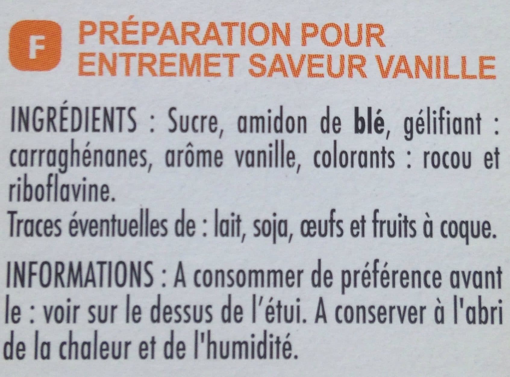 Chabrior MA PREPARATION POUR FLAN ENTREMETS SAVEUR VANILLE 192g packshot