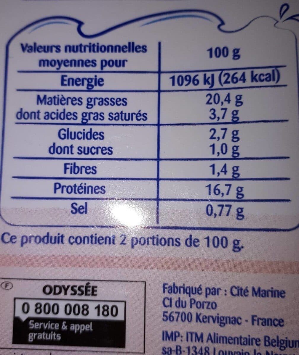 Odyssée Hachés au saumon crème & ciboulette packshot