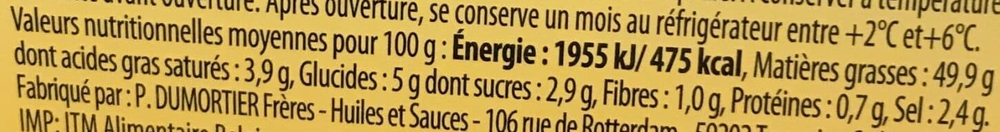 Bouton d'or Sauce Poivre 235g packshot