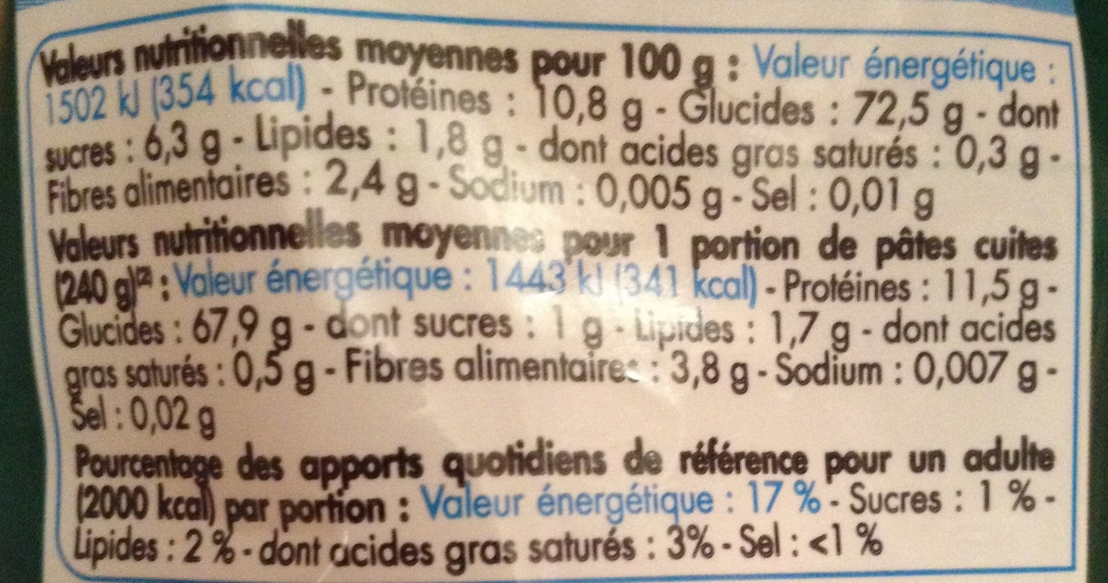 Fiorini Fusilli (Pâtes de qualité supérieure) packshot