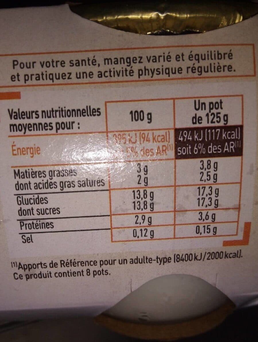 Netto YAOURT AU LAIT ENTIER POT VERRE 8X125G - saveur vanille packshot
