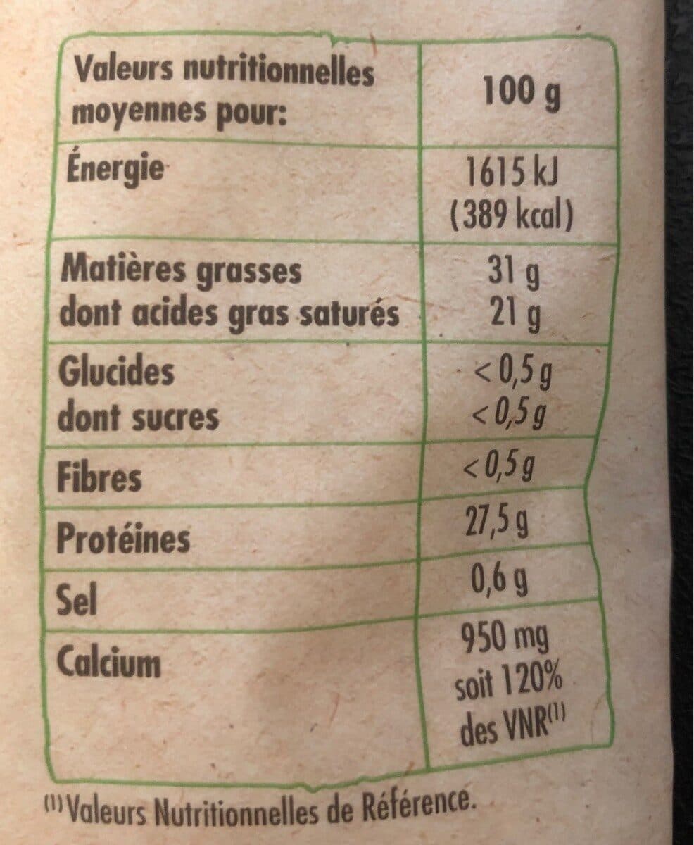 Pâturages emmental râpé au lait cru bio packshot