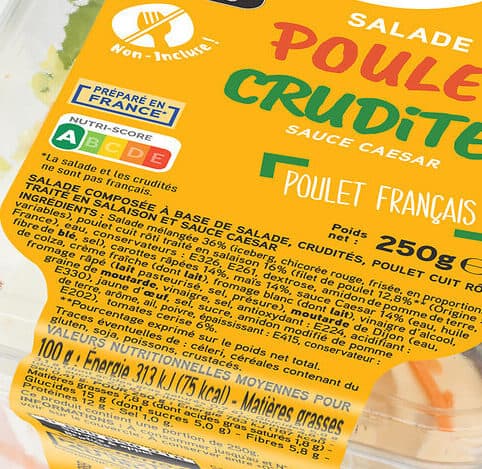Netto Bol snacking 250g poulet crudites packshot