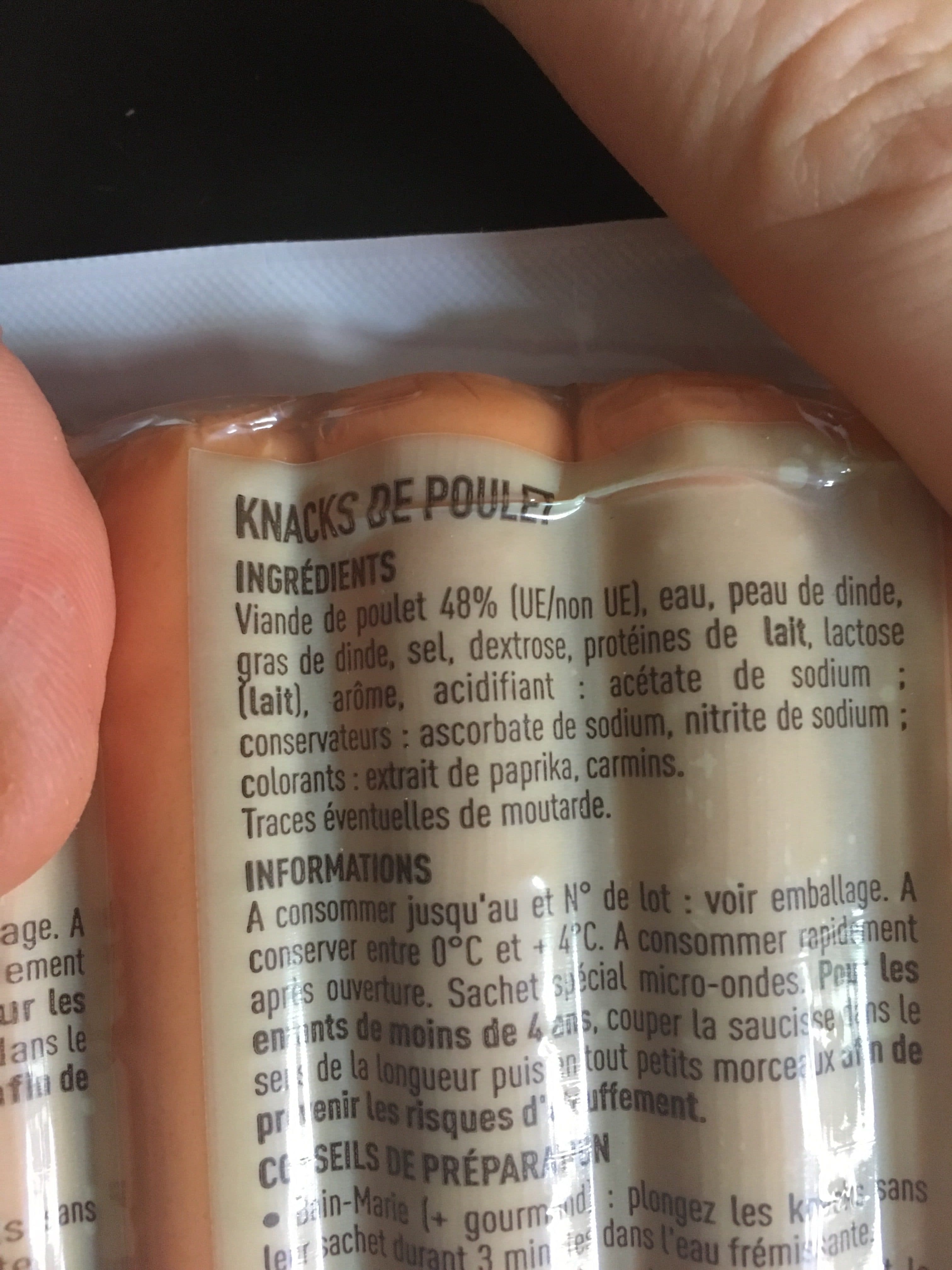 Monique ranou Knack volaille x10 350g - france packshot