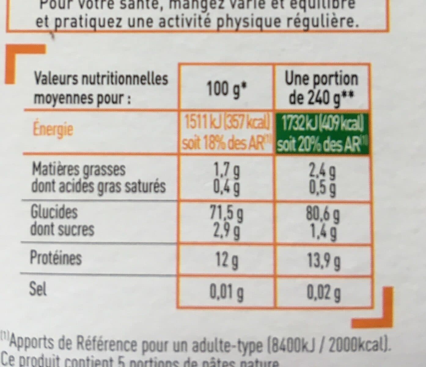 Netto Lasagnes semoule de ble dur 500g packshot