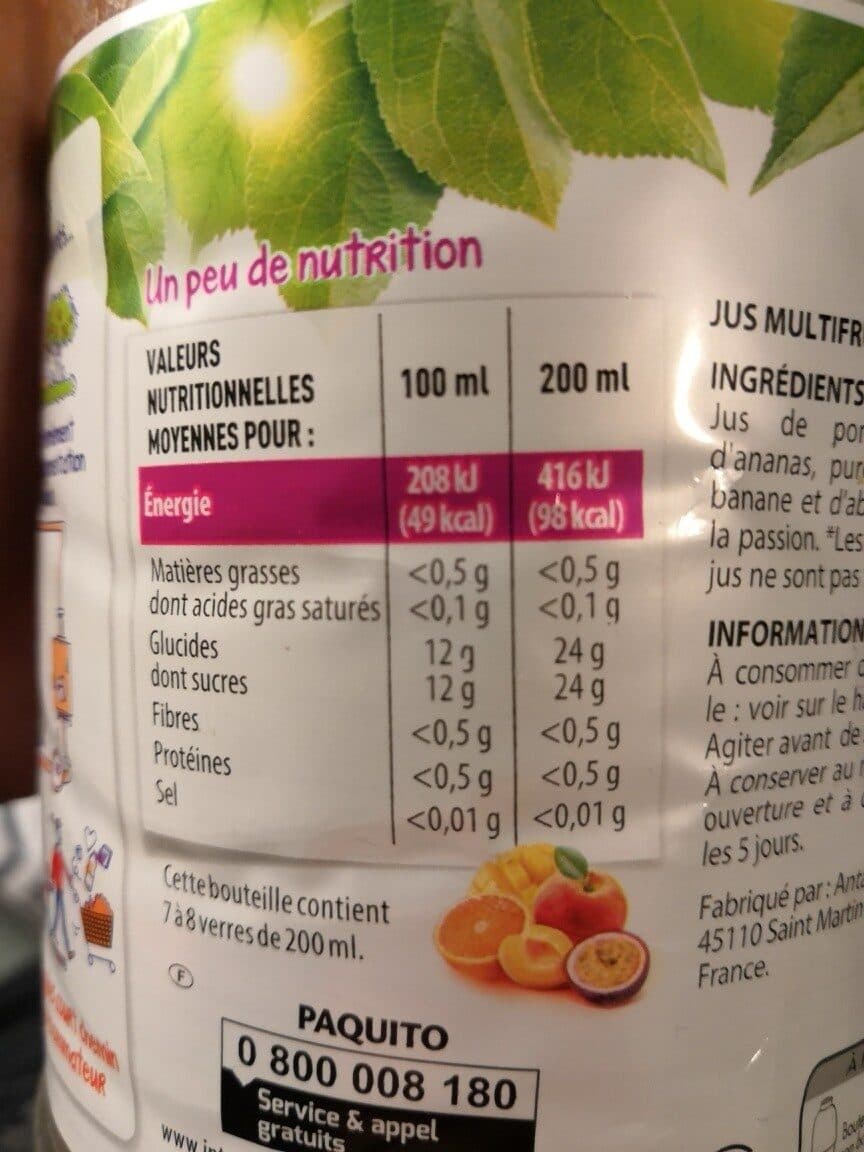Paquito Pj multifruit pet 1,5l packshot