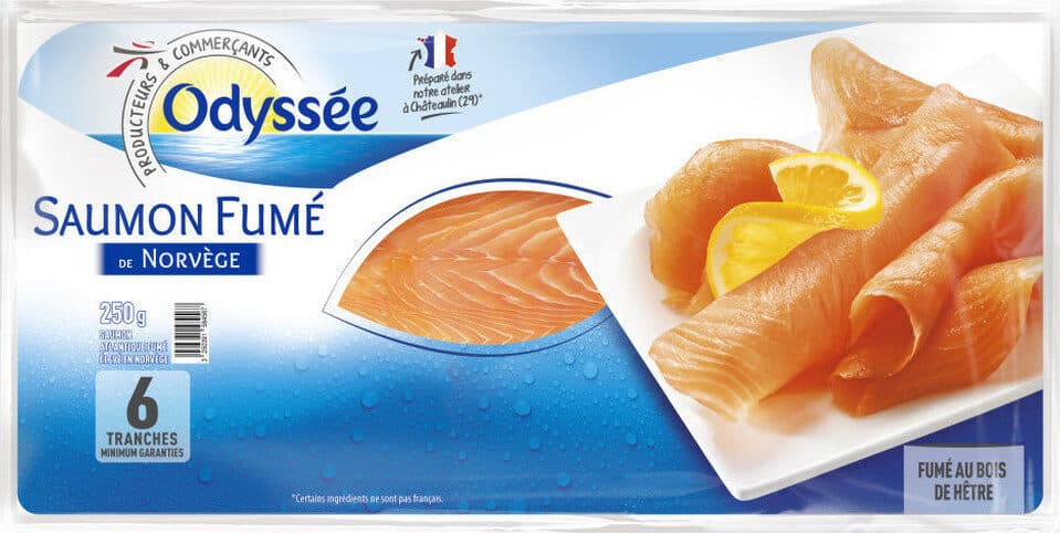 Odyssee Saumon fumé de Norvège packshot