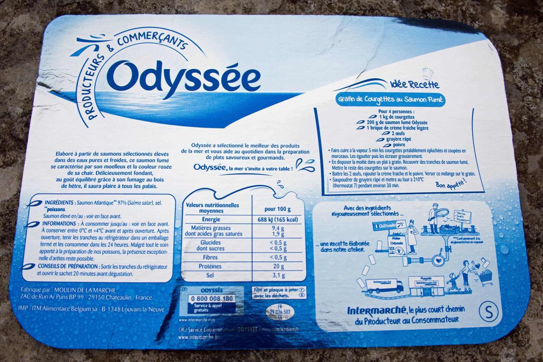 Odyssee Saumon fumé de Norvège packshot