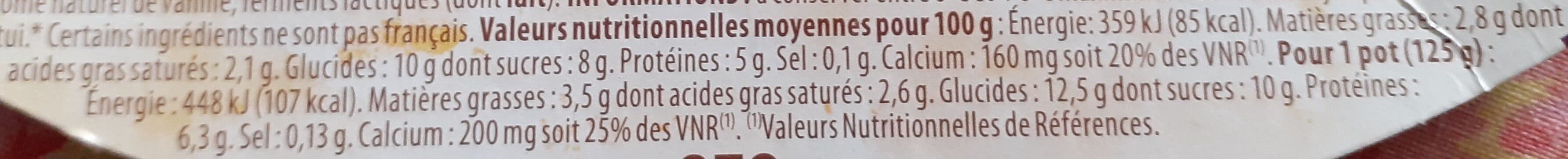 Intermarché Yaourt pur brebis vanille packshot