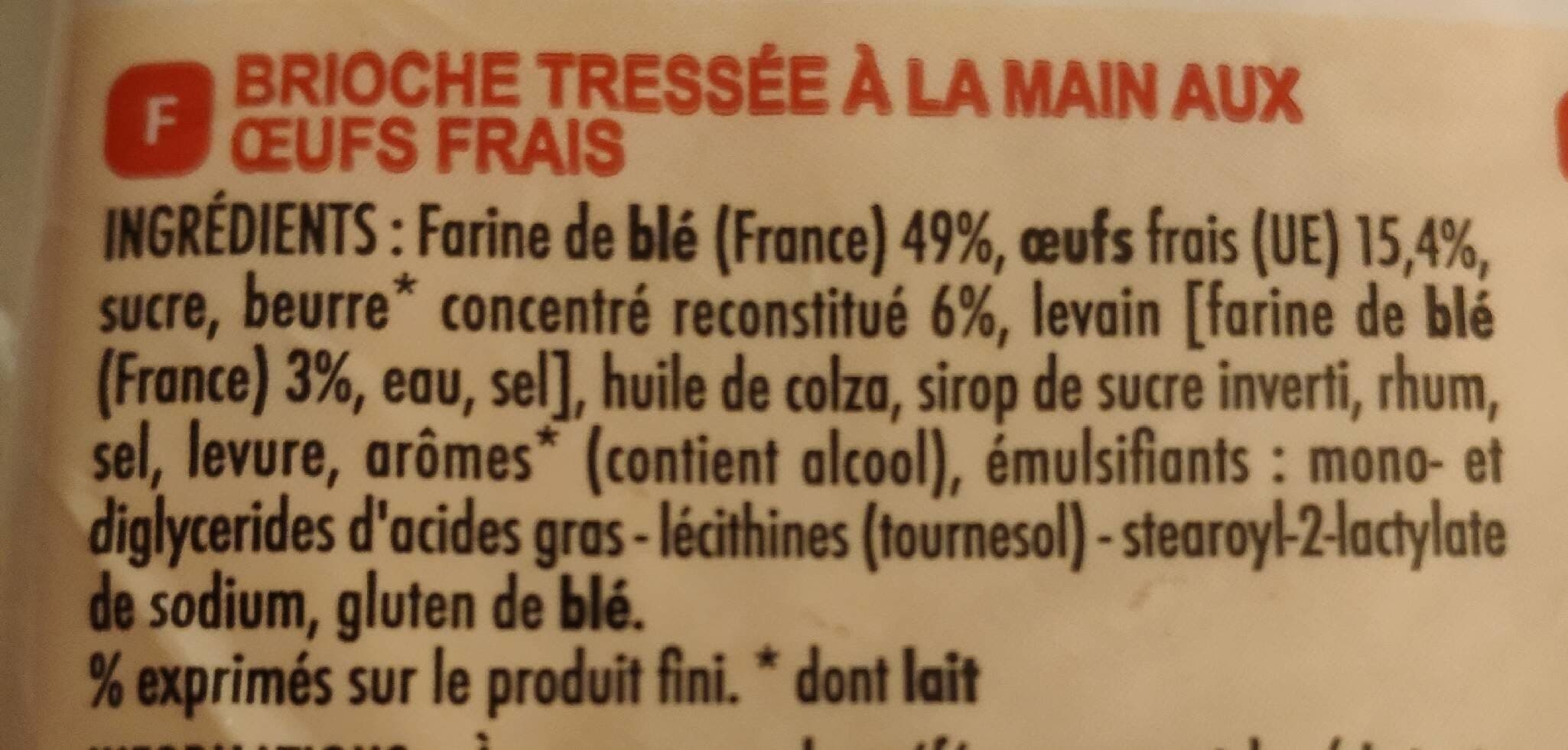 Chabrior Brioche tressée 600g packshot