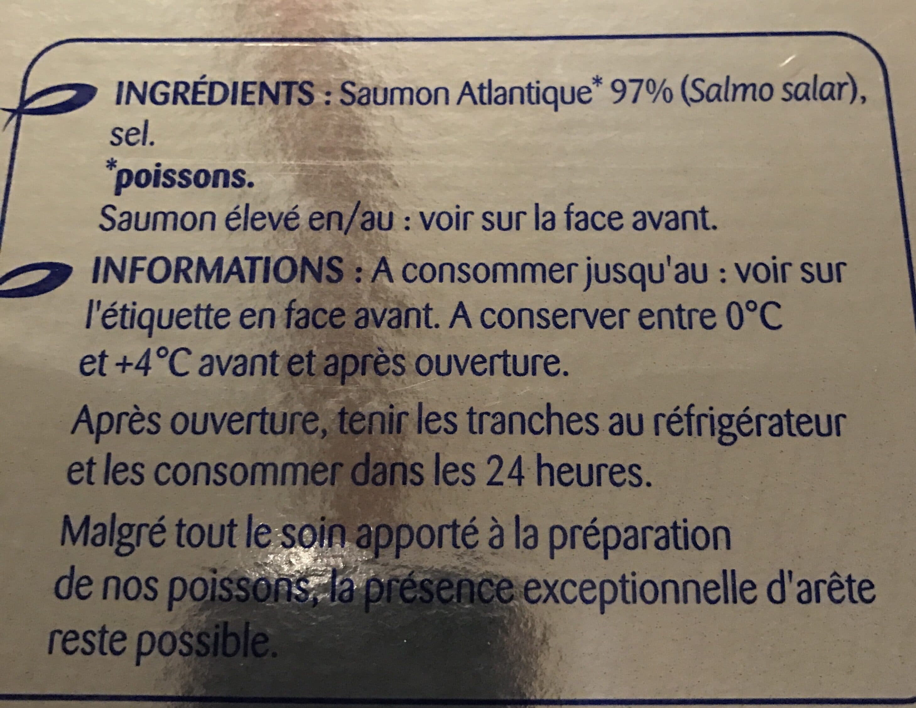 Odyssee Saumon fumé Norvège 12tr - ASC - 500g packshot