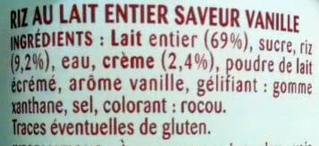 Paturages RIZ AU LAIT SAVEUR VANILLE 4x115g packshot