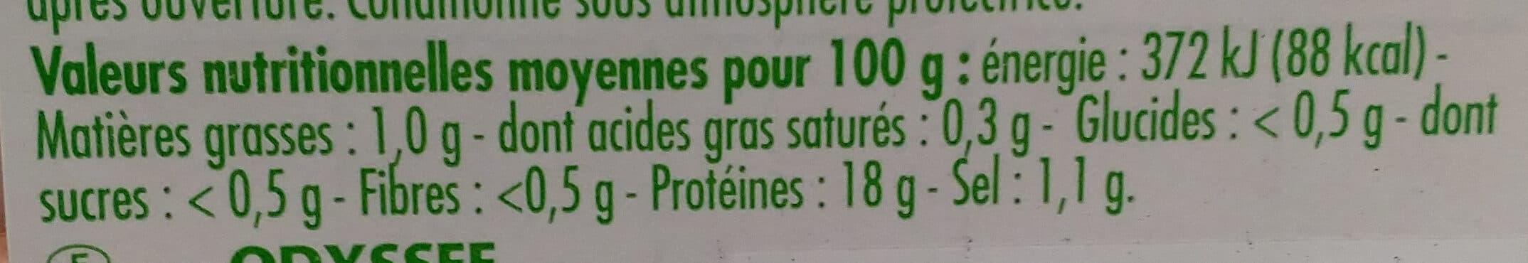 Odyssee Crevettes BIO décortiquées cuites - 100g packshot