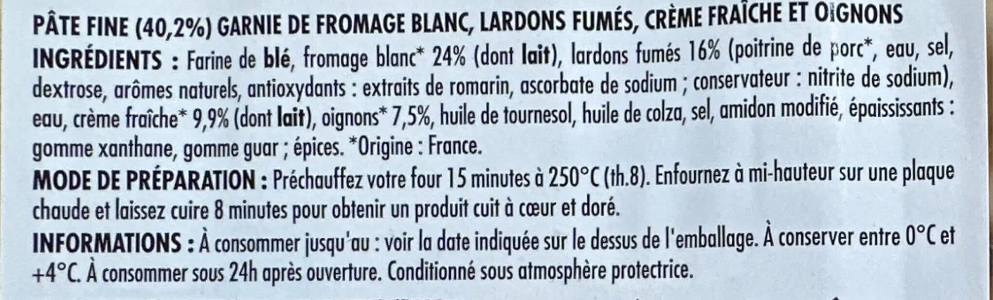 Itinéraire de nos régions FLAMMEKUECHE 180g packshot
